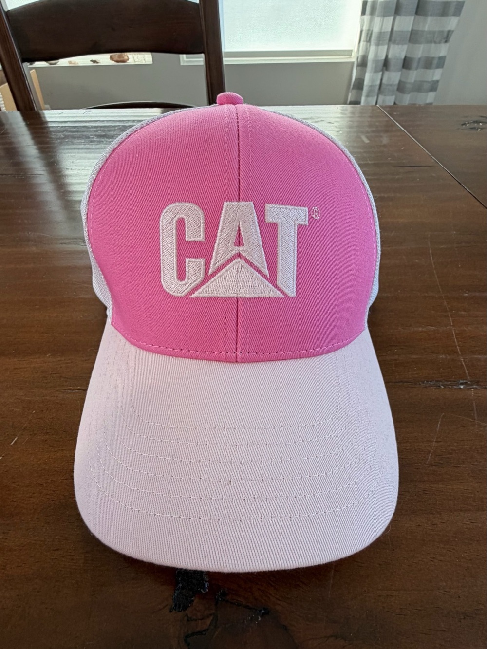 CAT Pink Two-Tone Logo Cap